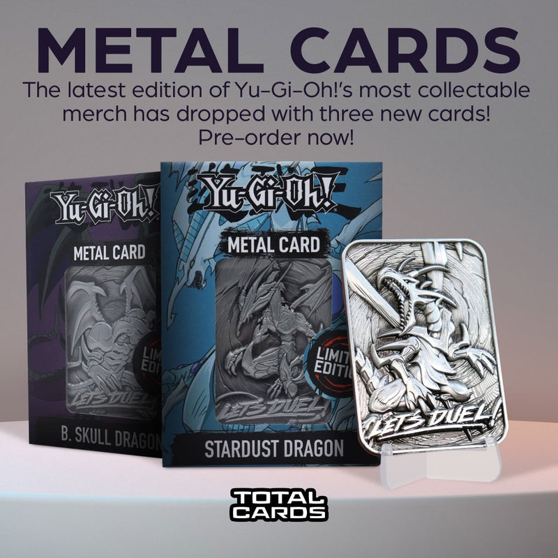 Get your game on with these collectable metal cards!