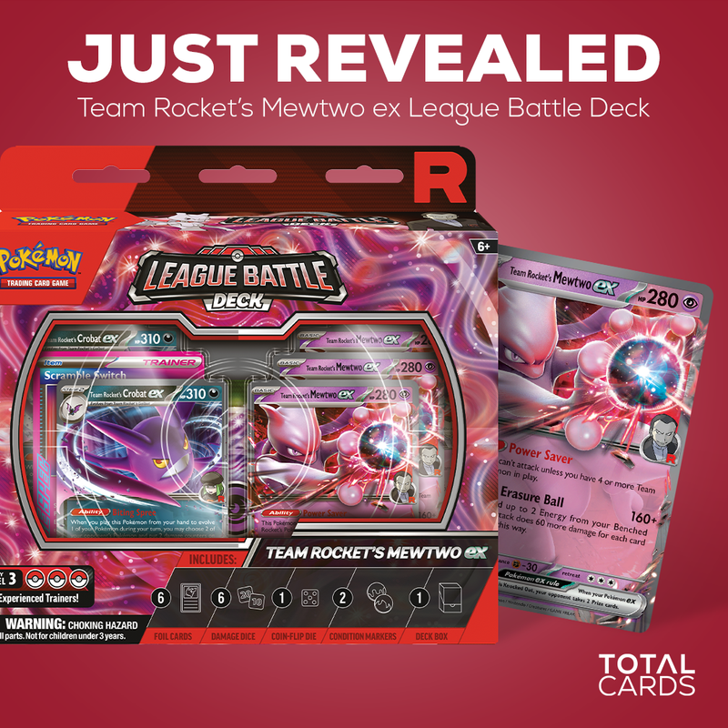 Pokemon announces Team Rocket's Mewtwo ex League Battle Deck for November!
