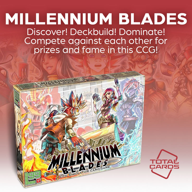 Rise to the top of the TCG world in Millennium Blades!