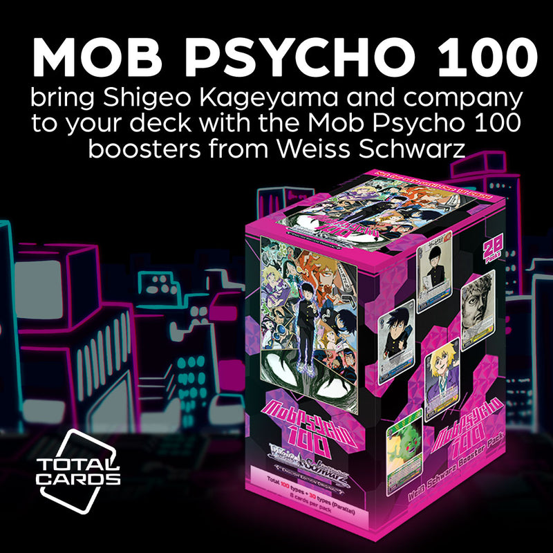 Experience Mob Psycho 100 with Weiss Schwarz!