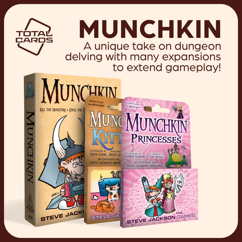 Get ready to loot the room in Munchkin!!
