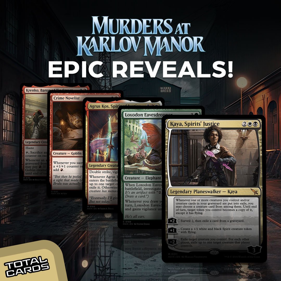 Card List revealed for Murders at Karlov Manor!