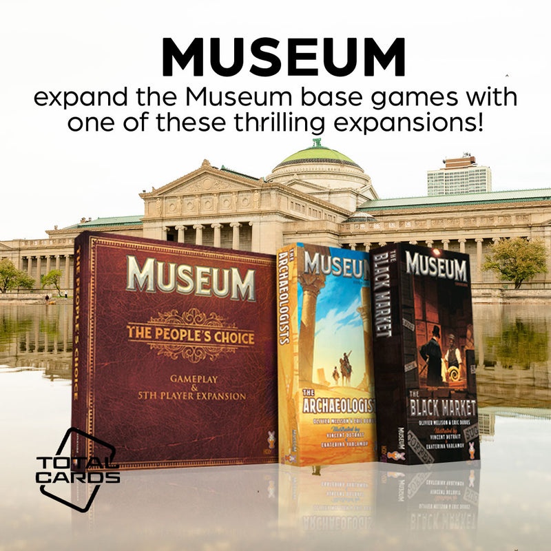 Enhance your game of Museum with these fun expansions!