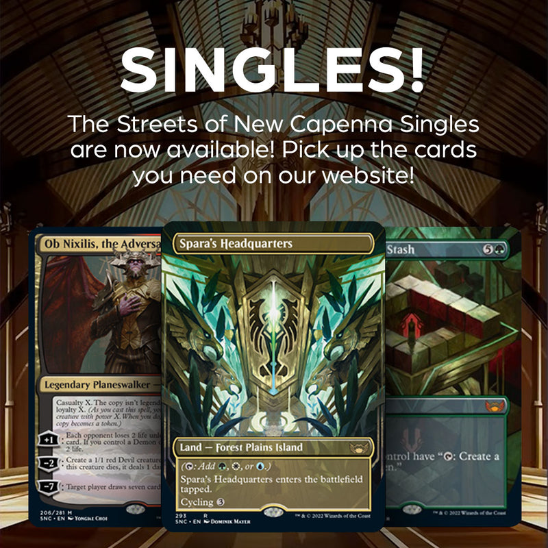 Single cards now available for Streets of New Capenna!