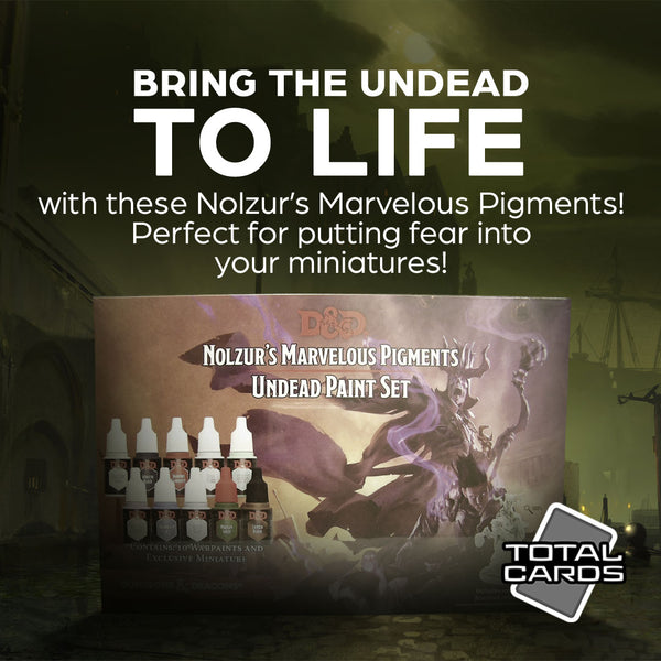 Unleash a powerful Lich with the D&D Undead Paint set!