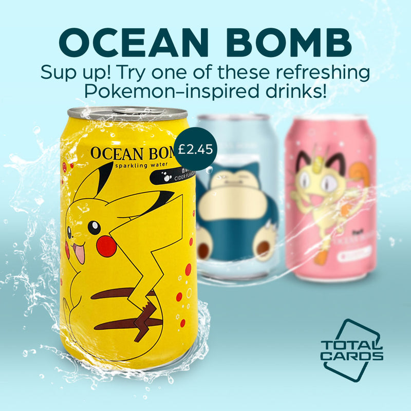 Quench your thirst with Pokemon Ocean Bomb!