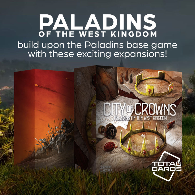 Expand Paladins of the West Kingdom with City of Crowns!