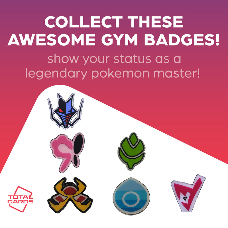 Collect these awesome Pokémon Gym Badges