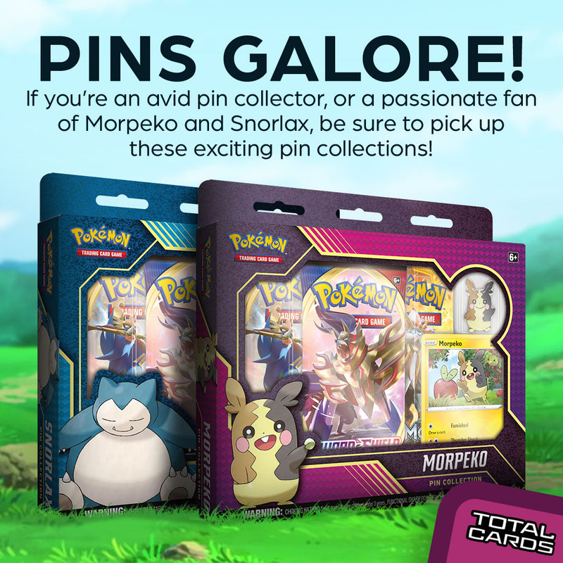 Epic Pin Collections with Snorlax and Morpeko!