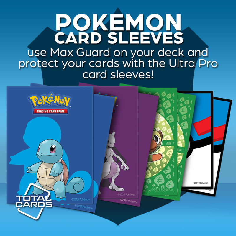 Keep your Pokemon cards in top condition with these cool sleeves!