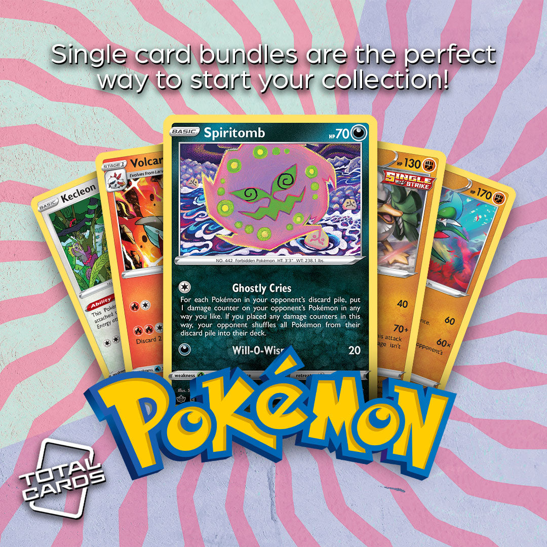 Pokemon Individual Complete your collection with Single Card Bundles!