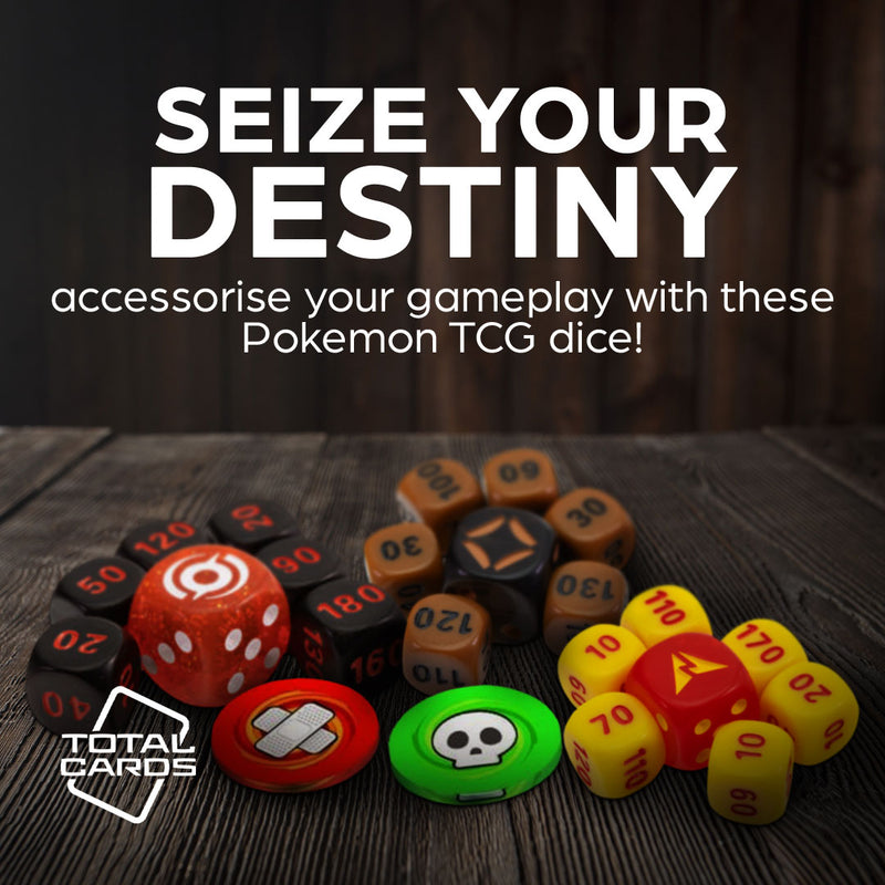 Accessorise your battle with epic dice and counters!