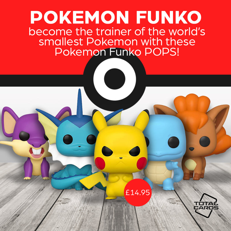 Gotta Catch 'em all! Funko Pokemon figures available!