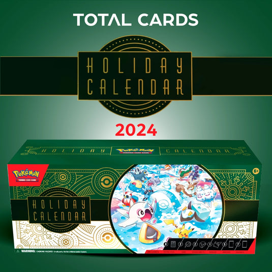 New Pokemon TCG Holiday Calendar 2024 Announced Releasing August 23, 2024