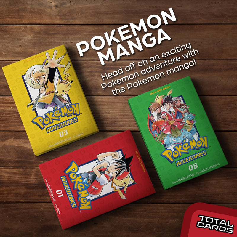 Start your Pokemon Adventure with this epic manga omnibus! Start your Pokemon Adventure with this epic manga omnibus!