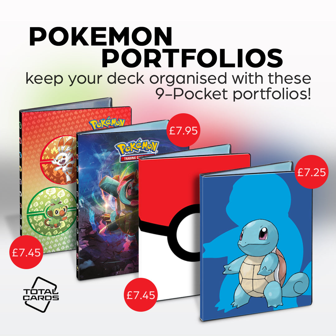 Protect your Pokemon cards with 9-pocket portfolios from Ultra Pro!