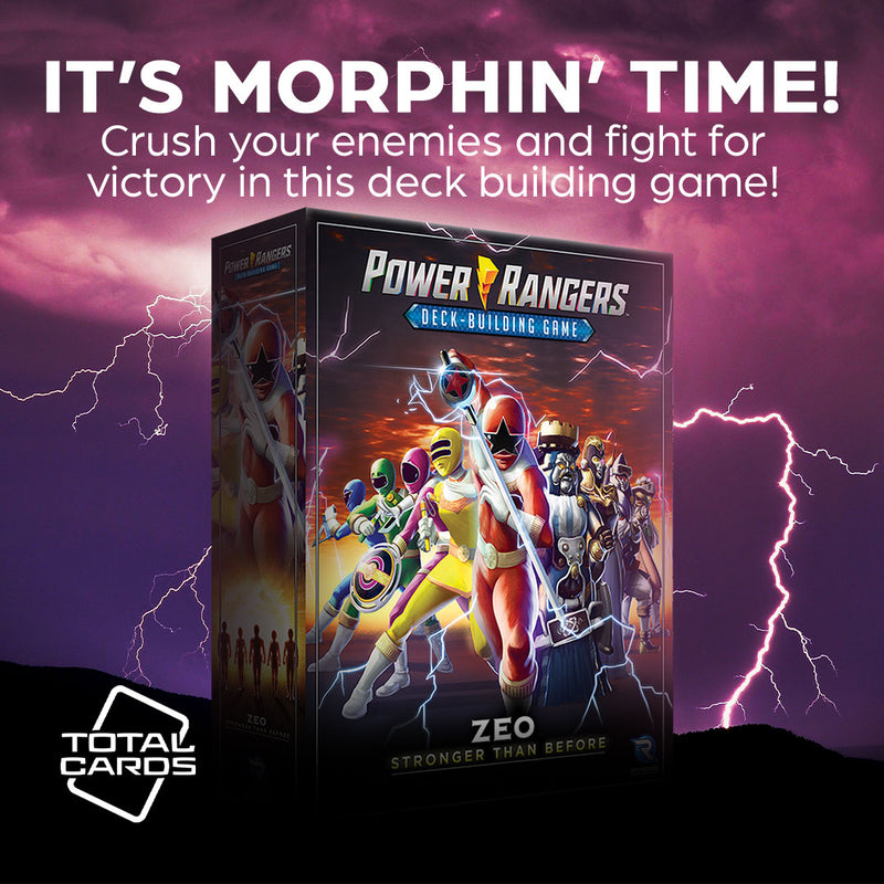 Save earth with the Power Rangers Deck Building Game!