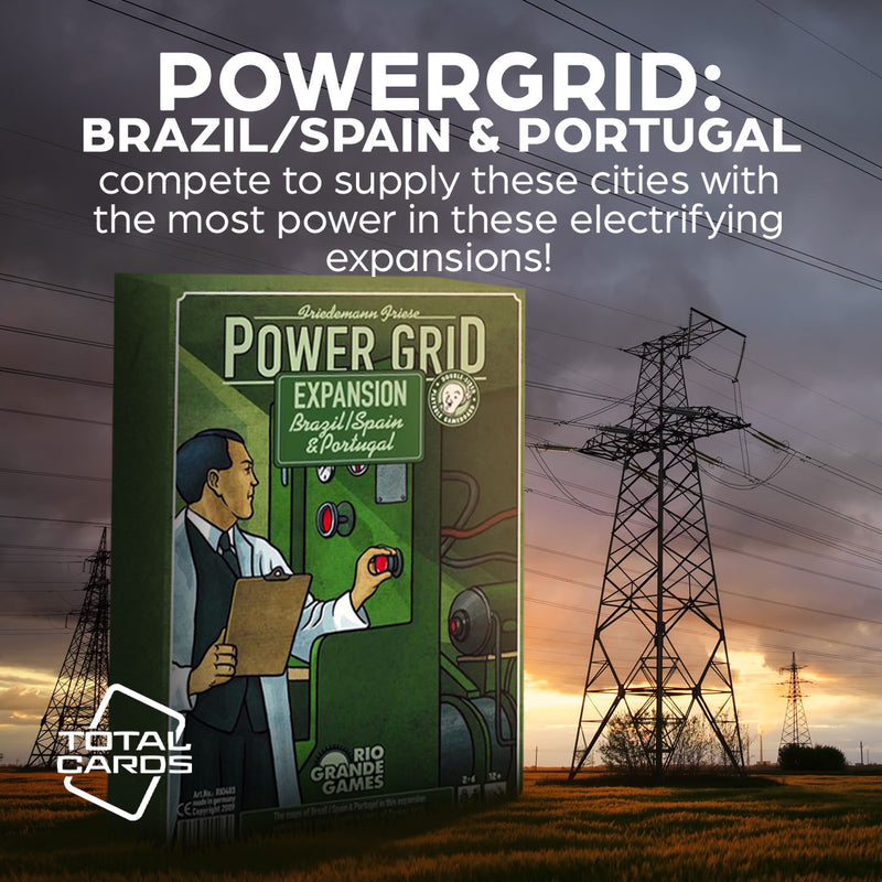 Charge up you game night with Power Grid - Recharged - Brazil/Spain & Portugal!