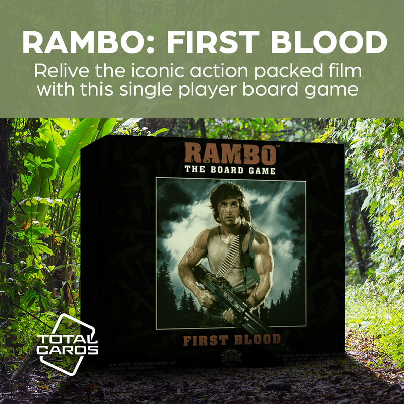 Experience a classic cinema in Rambo - 1st Blood - The Board Game!