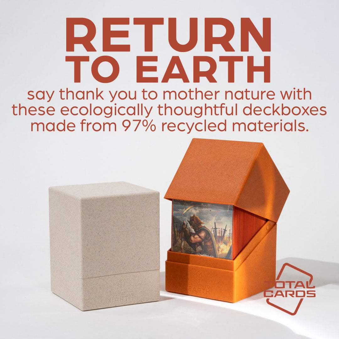 Store your cards ecologically with the Return to Earth series!