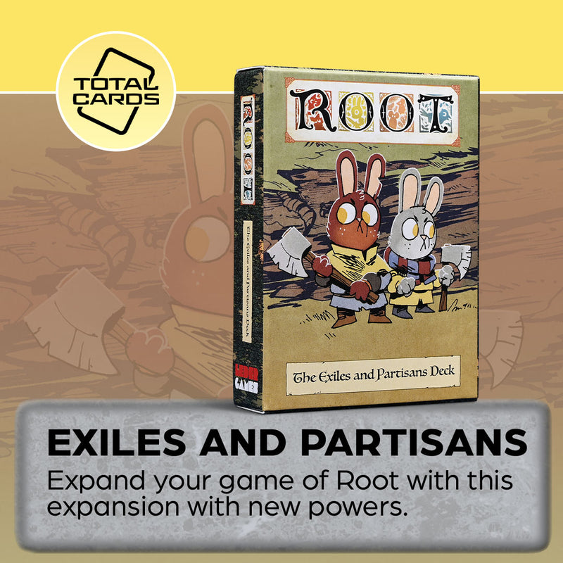 Enhance the game of Root with the Exiles And Partisans Deck!