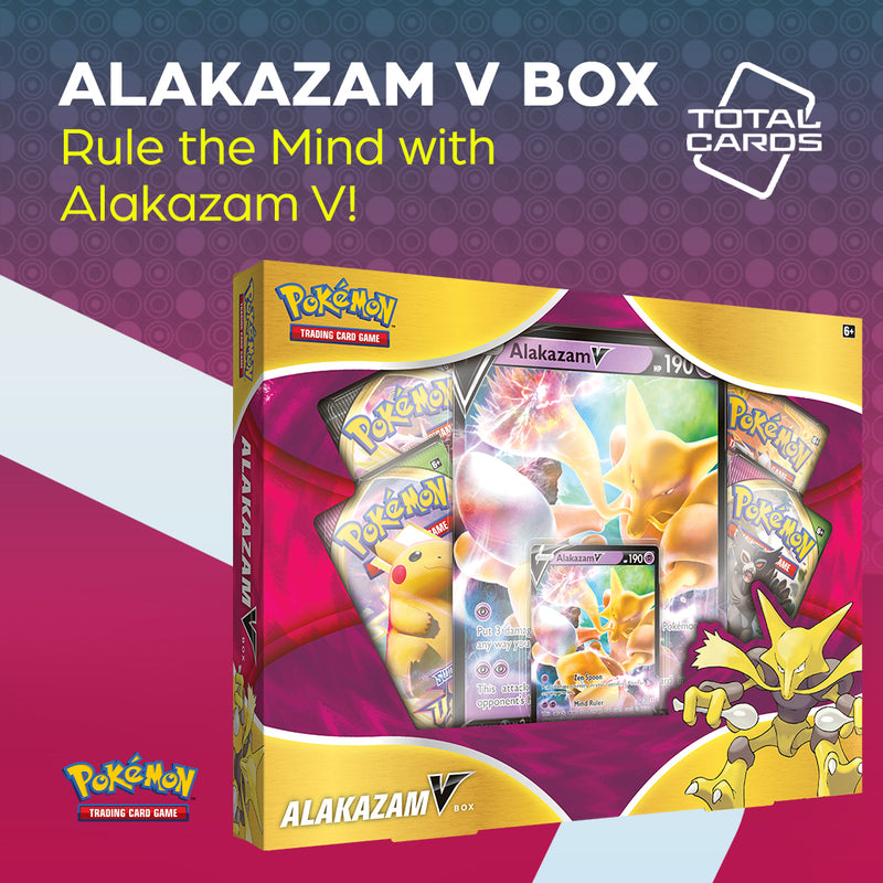 Rule the Mind with the Pokemon Alakazam V Box