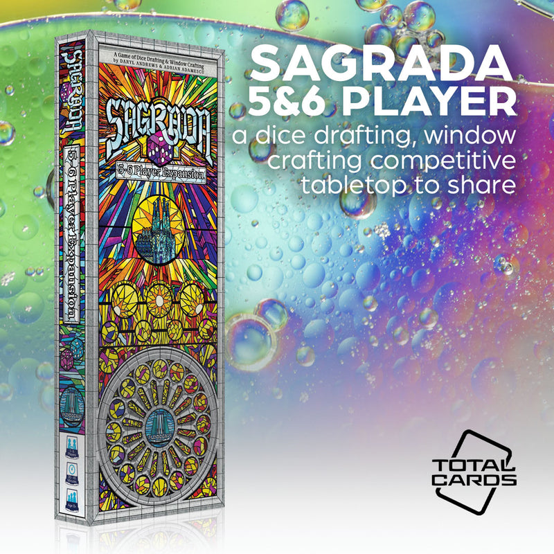 Expand to five or six players with this expansion for Sagrada!