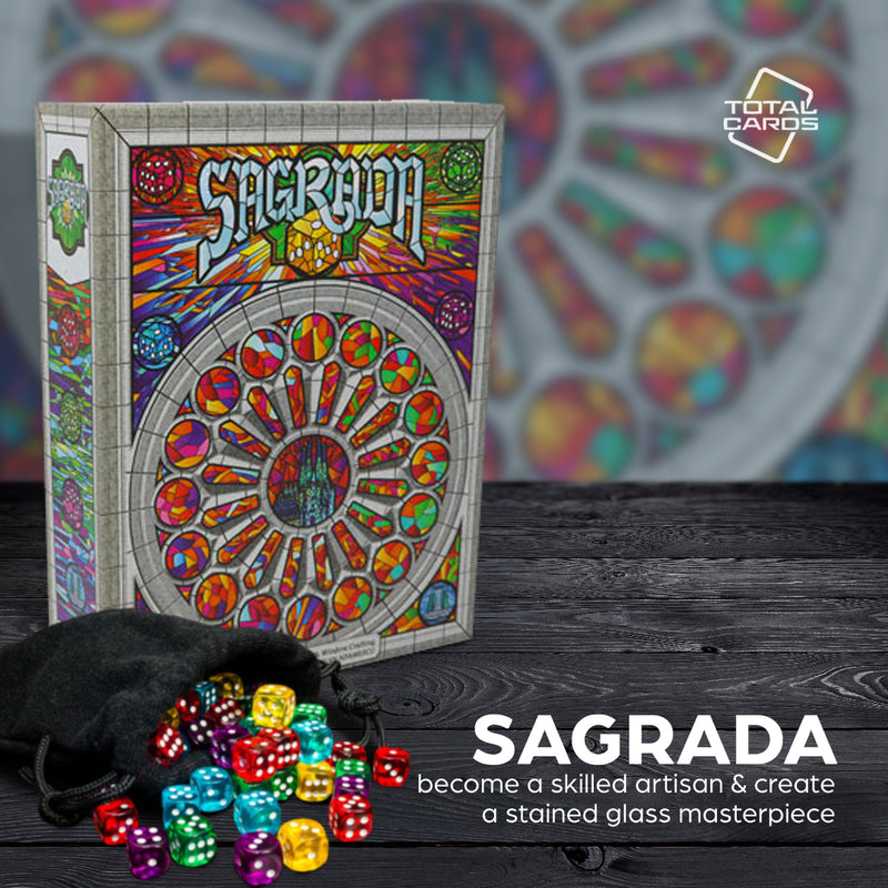 Bring stained glass to your game night with Sagrada!