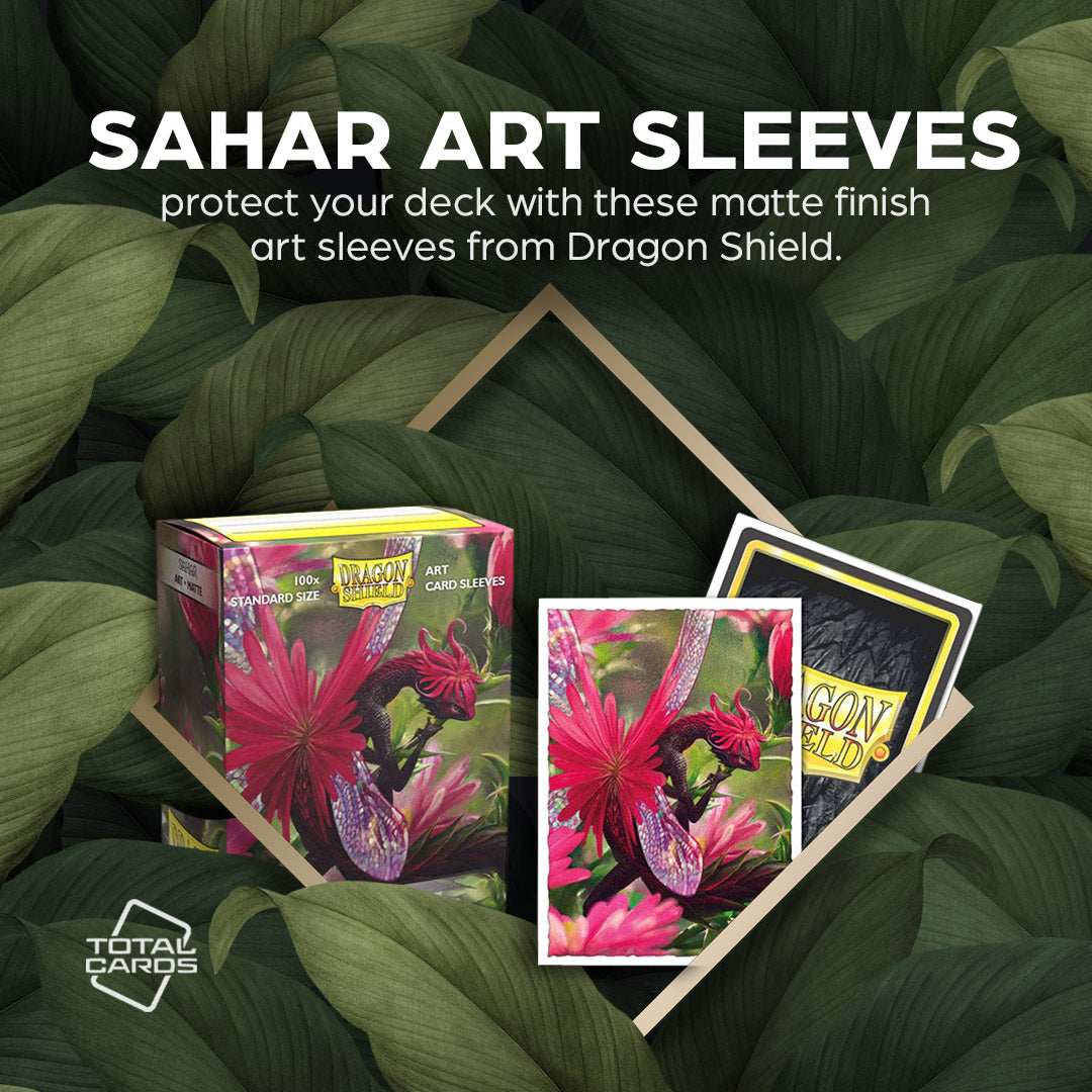 Keep your cards protected with the power of Sahar from Dragon Shield!