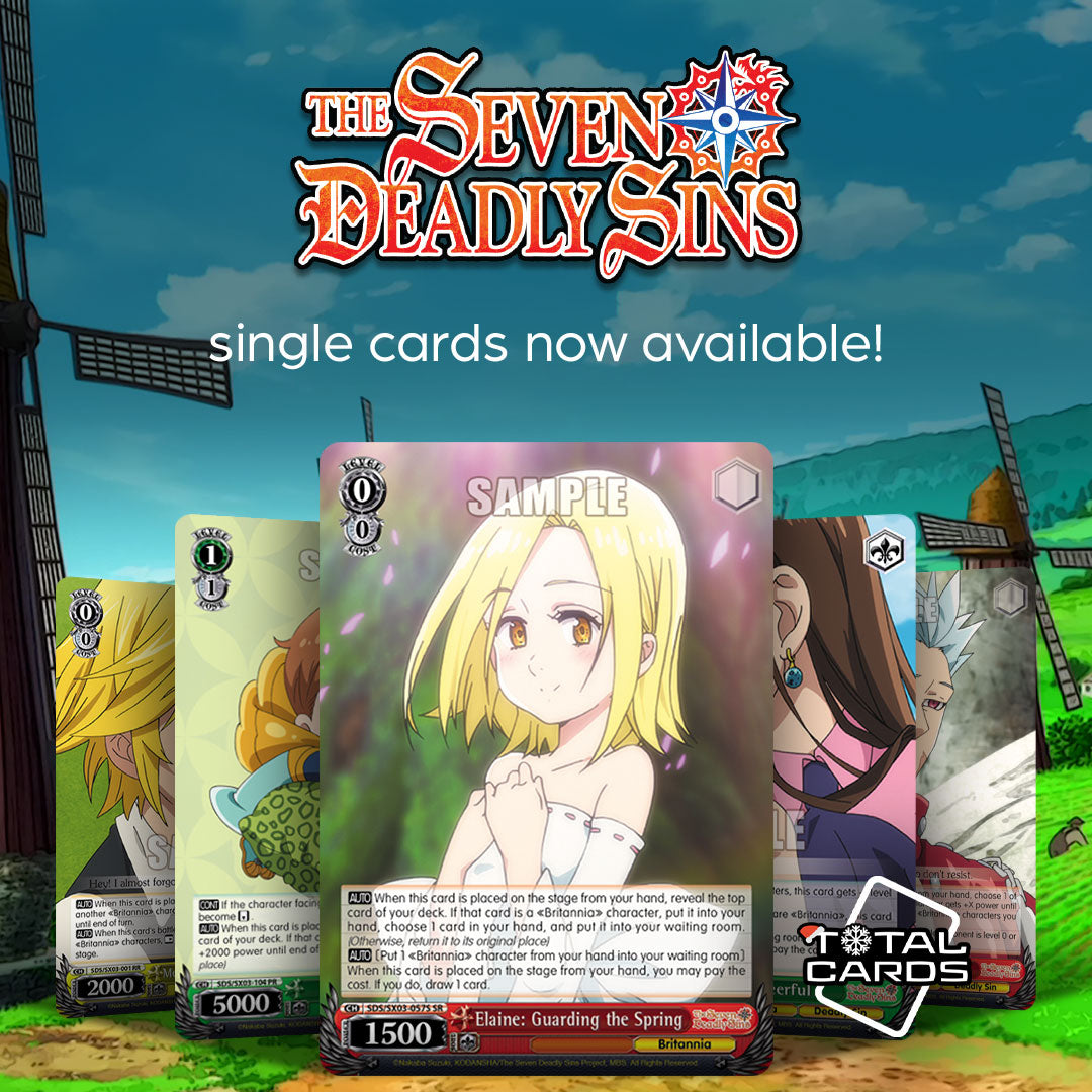 Seven Deadly Sins single cards now available!