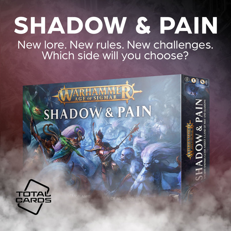 Fight for control of the mortal realms in Warhammer Shadow and Pain!