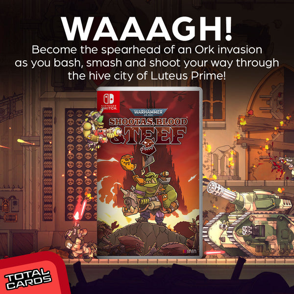 Head to the world of Warhammer 40,000 in Shootas, Blood & Teef!