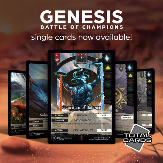 Genesis Battle of Champions - single cards now available!