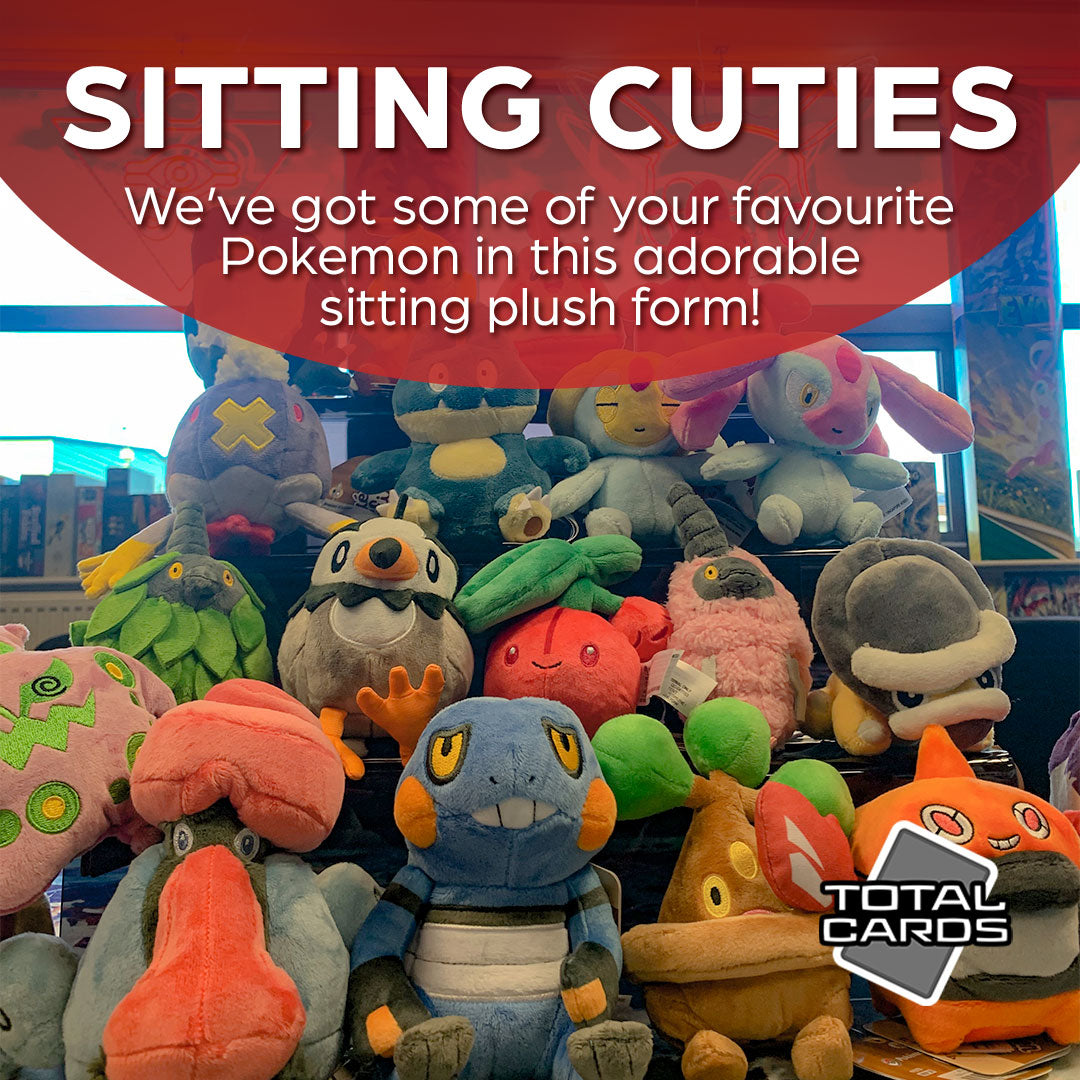 Null Plush Complete your Pokedex with these adorable Sitting Cuties Plushes!