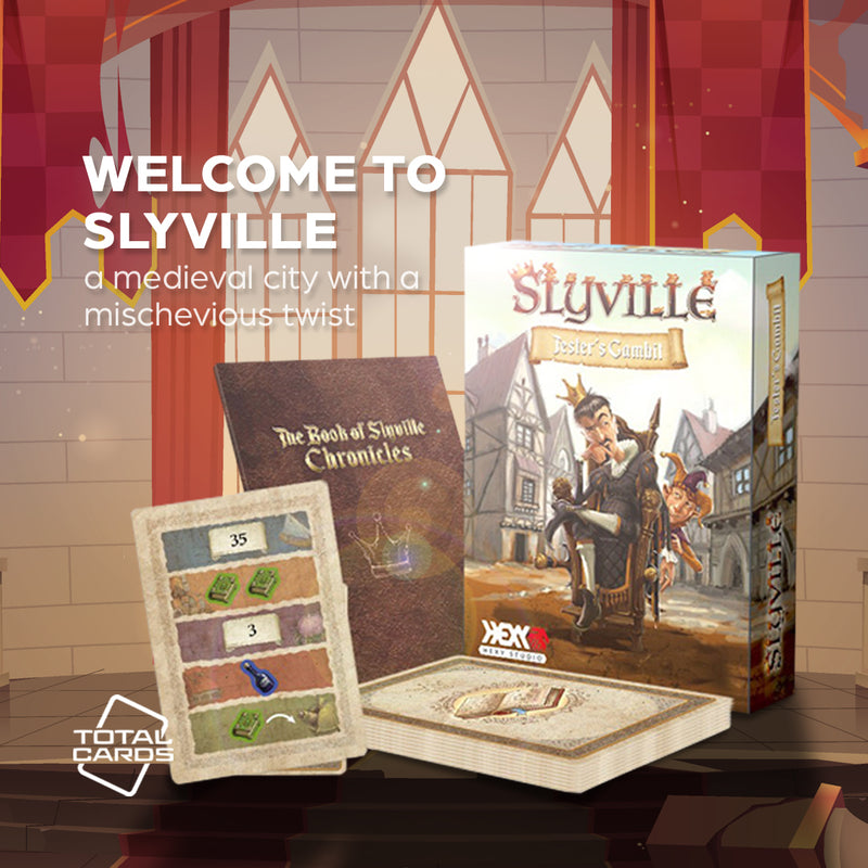 Upgrade your game of Slyville with the Jester's Gambit expansion!