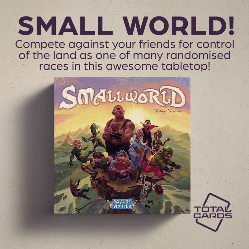 Plan your next adventure with a game of Small World!!