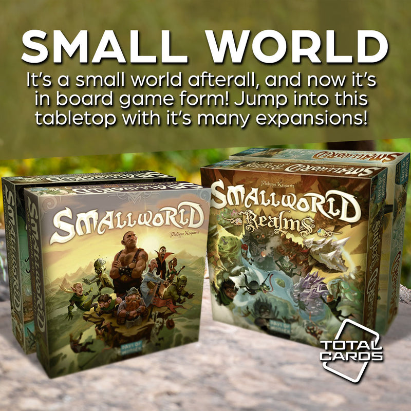 Journey to Small World with this boardgame range!