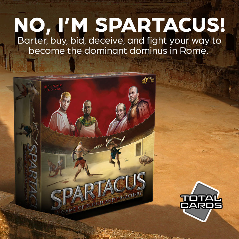 Undermine your opponents in the Spartacus board game!