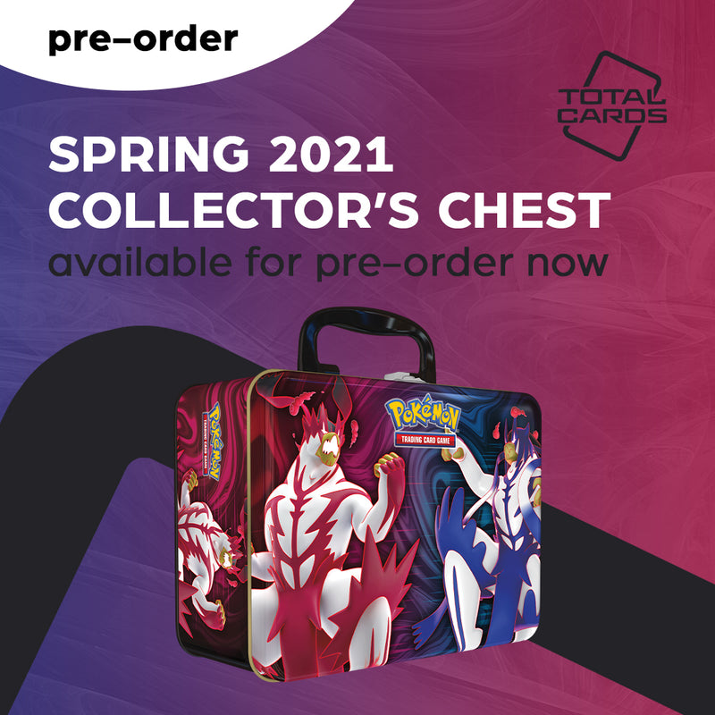 Pokemon 2021 Spring Collectors Chest available for pre-order!