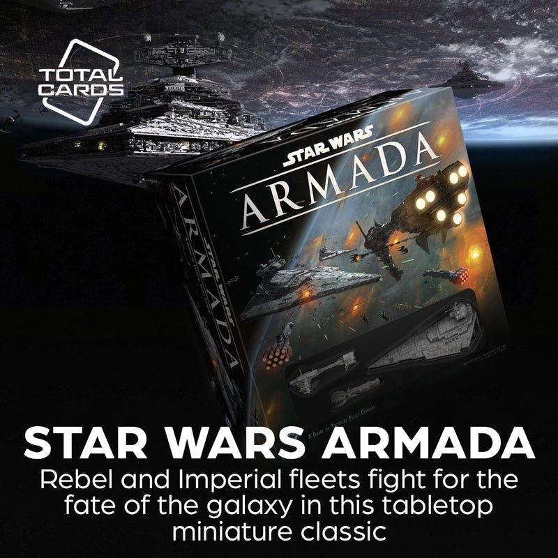 Fight for the fate of the Galaxy in Star Wars Armada!