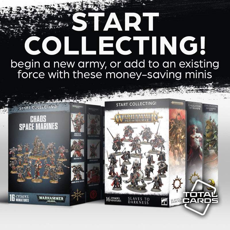 Enter the world of Warhammer with Start Collecting Boxes!