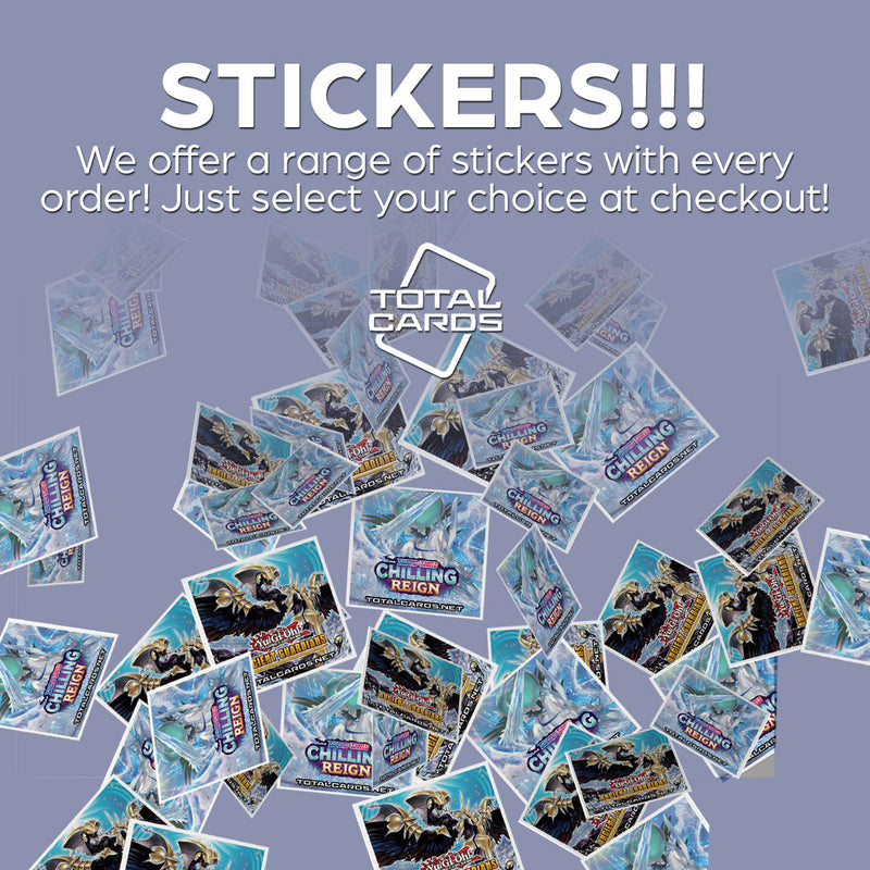 Collect our stickers with every order you place!