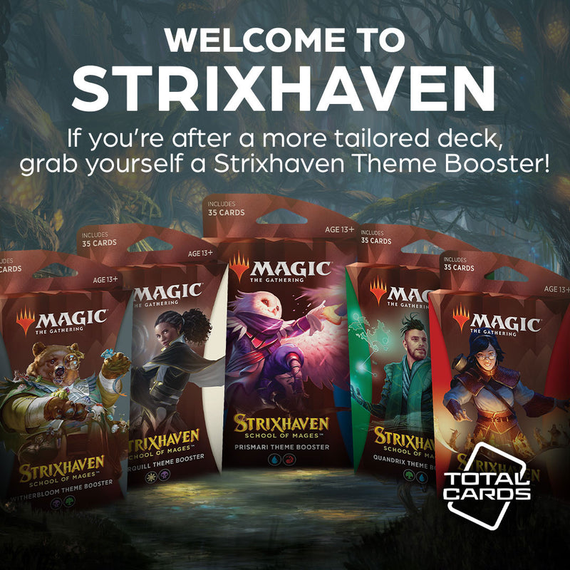 Enroll in classes with Strixhaven Theme Boosters!