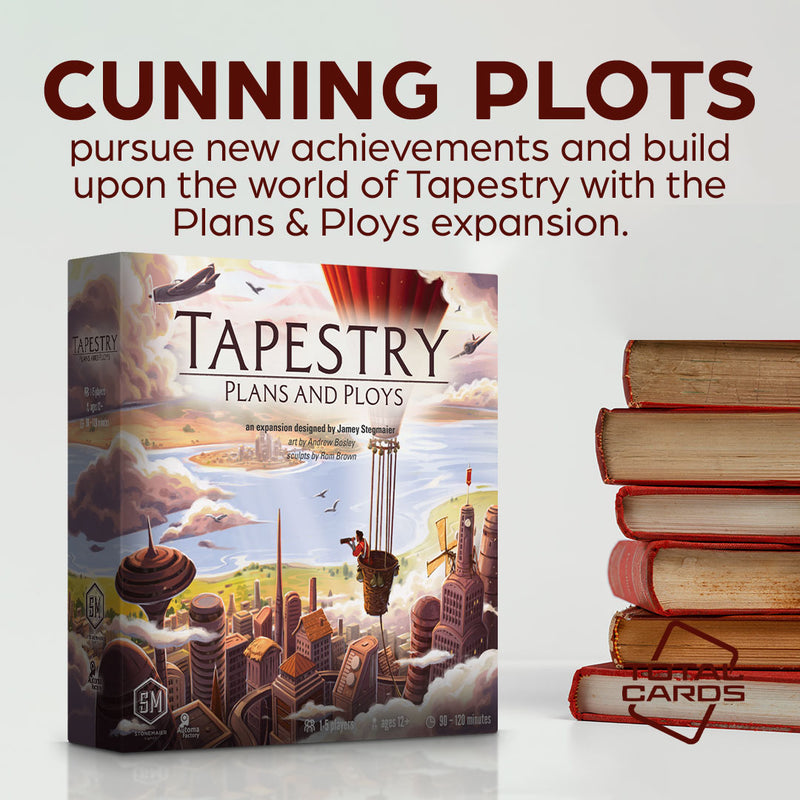 Pursue Plans and Ploys with this expansion for Tapestry!