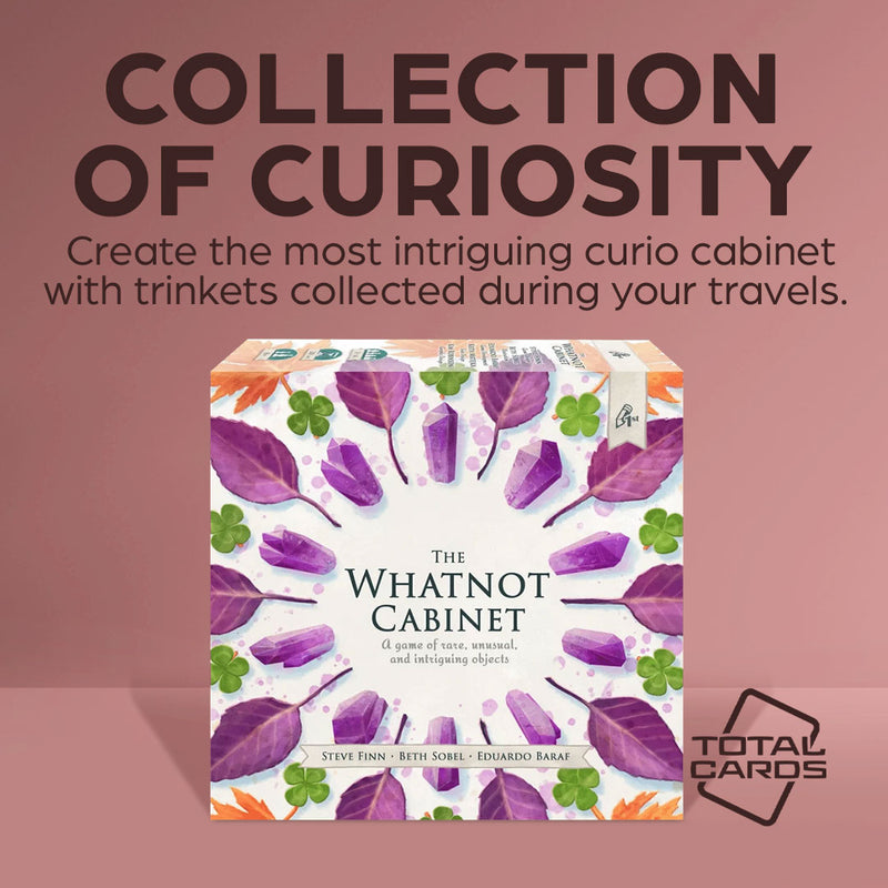 Collect curious trinkets in The Whatnot Cabinet!