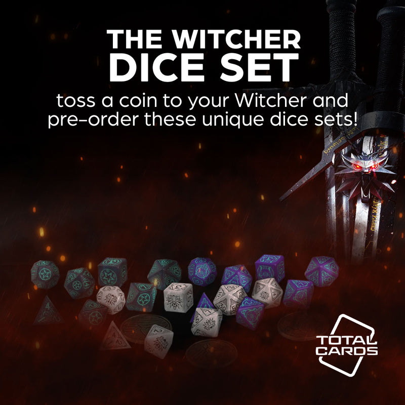 Grab some awesome Witcher themed dice!