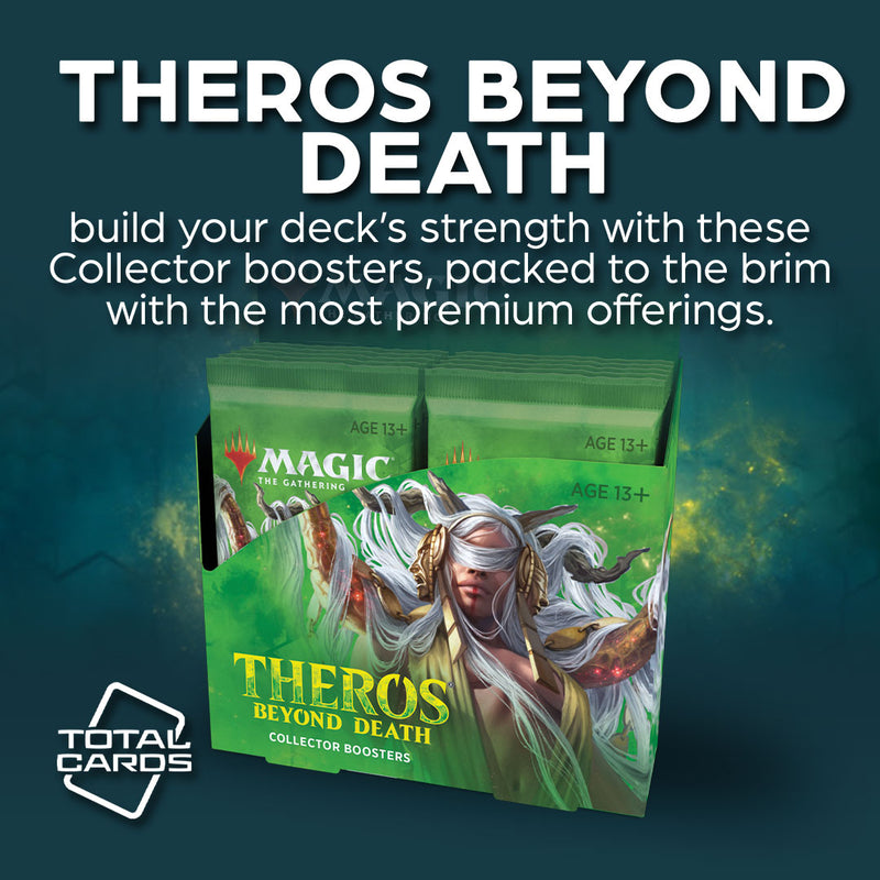 Grab awesome cards with collector boosters from Theros Beyond Death!