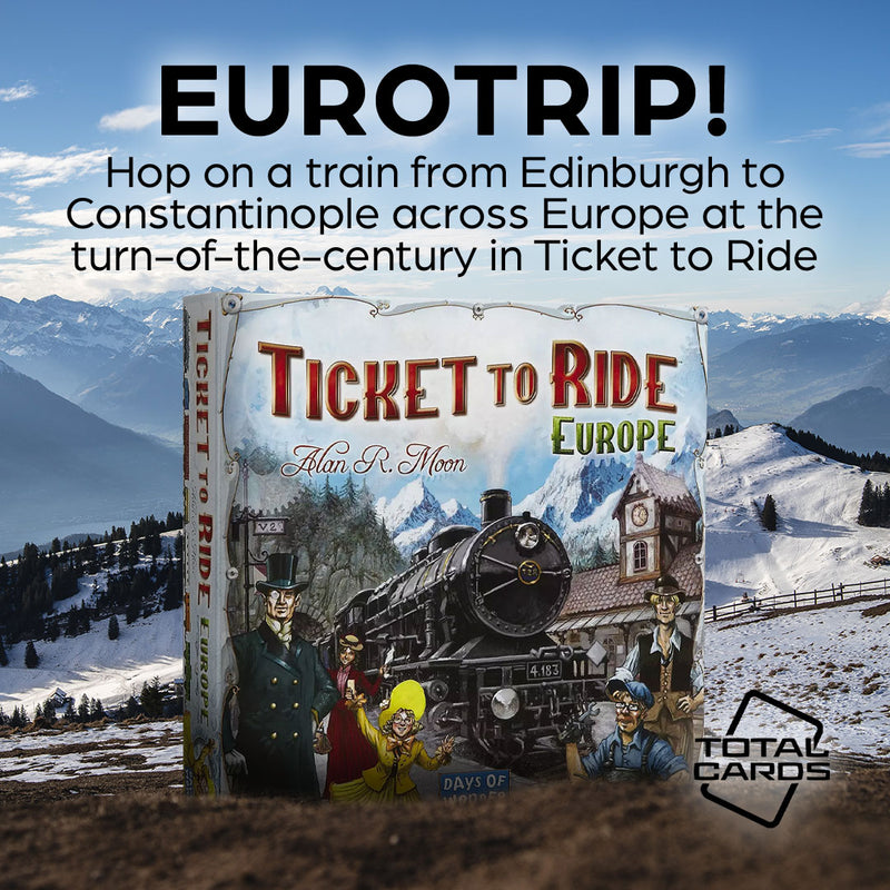 Take an epic journey in Ticket to Ride - Europe!