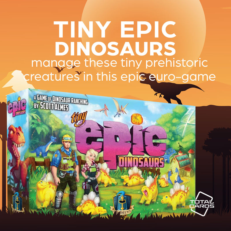 Raise and sell dinosaurs in Tiny Epic Dinosaurs!