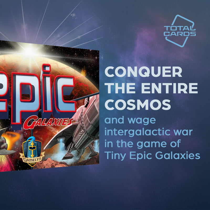 Wage war across the cosmos in Tiny Epic Galaxies